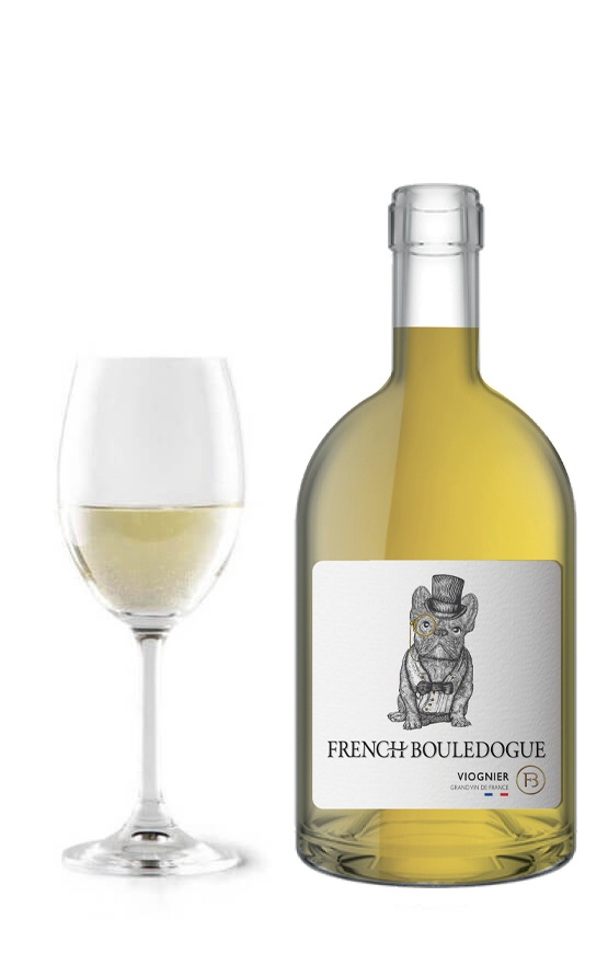 Bouteille Viognier French Bouledogue